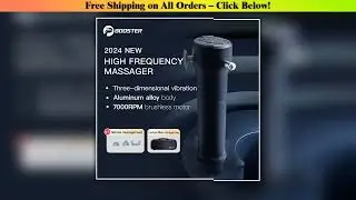 Booster Upgraded Massage Gun Powerful Handheld Cordless Deep Tissue Vibrating Muscle Massager with