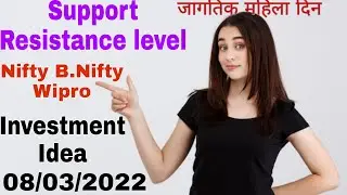 Nifty Bank Nifty Wipro support resistance level |Oasis Of Stock Market investment idea