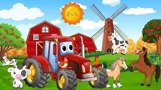 Cheerful Tractor | Farm Adventure Story | Fun Videos for Nursery | Animated Story | Kids Songs