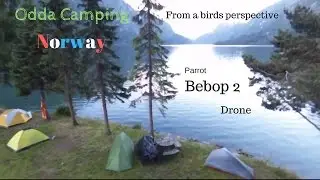 Odda Camping, Norway, with Parrot Bebop 2 drone footage