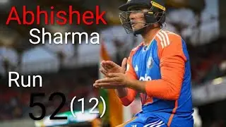 12 Balls, 50 Runs! 💥 Abhishek Sharma Destroyed New Zealand Bowling in 5th match  | Ind vs NZ
