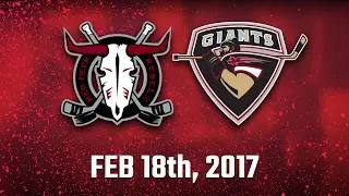 February 18 Highlights Giants vs Red Deer Rebels