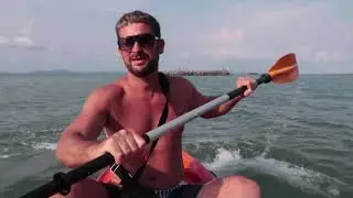 Kayaking on the east side of Koh Chang Thailand