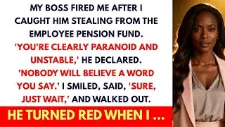 My Boss Fired Me After I Reported Theft, Evidence Exposed Him