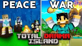 100 Players Simulate TOTAL DRAMA ISLAND in Minecraft...