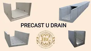 PRECAST U DRAIN. precast concrete product