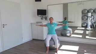 Gymnastikball Übungen für Schwangere