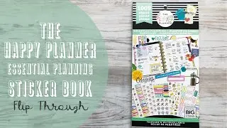 Essential Planning Sticker Book Flip Thorugh | The Happy Planner&reg;