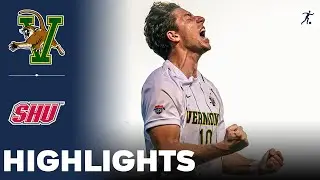Vermont vs Sacred Heart | NCAA College Soccer | Highlights - August 21, 2025