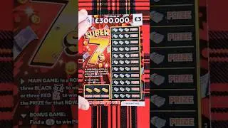 &pound;3 super 7s lotto scratch card  #scratchcards #lottery #lotterygames #viralvideo #shorts