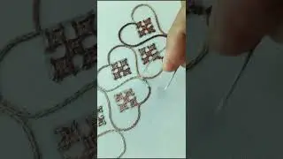 Sindhi embroidery design(link in description)#trendingshorts #kutchwork #creative#gujratistitch