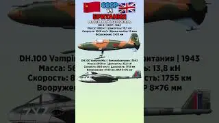 БИ-3 VS DH.100 Vampire Mk.I Что лучше? #benderhistory #танки #military #самолеты #израиль #україна