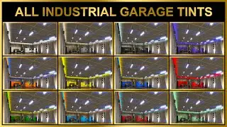 GTA 5 ONLINE - ALL 50 CAR GARAGE INDUSTRIAL TINTS IN GTA ONLINE LOS SANTOS DRUG WARS