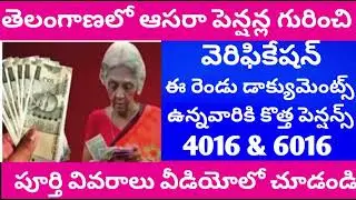 Pensions verification, if you want 6000 & 4000 these 2 documents mandatory...