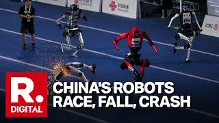 Robots Beat Usain Bolt, Then Fall Apart, Inside China's Wild Robot Olympics