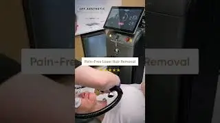Pain-free laser hair removal
