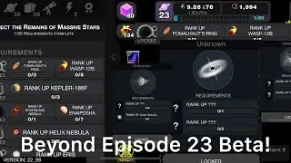 Cell to singularity Beyond Episode 23 Beta testing Version 22.98