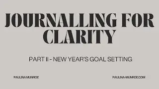 Journalling Prompt for Clarity