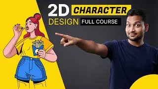 Character Design Full Course in One Video | 2D Character Design for Animation | Illustrator Tutorial