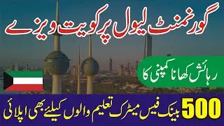 Kuwait OEC Government Free Visa Warehouse Supervisor Carpenter Laborer and Driver for Pakistani 2025