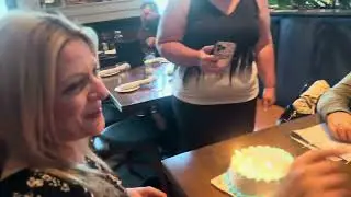 Celebrating Heather and Joyce&rsquo;s birthdays at Burton&rsquo;s Grill and Bar