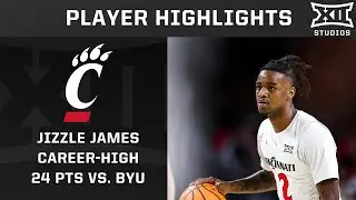 Jizzle James Sets New Career-High 26 Pts vs. BYU | 2024-25 Big 12 Men&rsquo;s Basketball