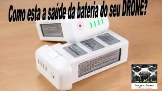 Como ver a vida &uacute;til da Bateria do drone?