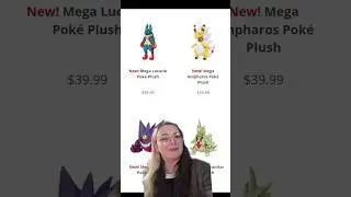 All new Mega Pokemon plush are here!! #pokemonplush #megapokemon #pokemoncommunity