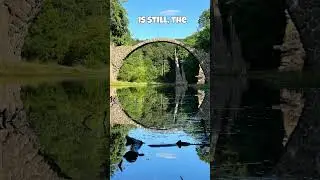 This Bridge Was Built by the Devil.😨 #Shorts #DevilsBridge #Rakotzbrucke #MysteriousPlace #Unexplain