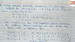 Simplex Method Class 12 | Simplex Method Maximization | Class 12 Linear Programming Problem