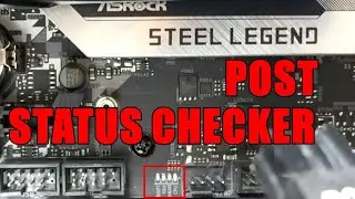 AsRock B550M Steel Legend LED POST Indicator - POST Status Checker (PSC)