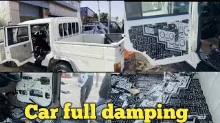 Bolero camper full damping !! car damping ! gadi me damping kese kre #cardamping