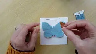 Slow Stitch Butterfly Project