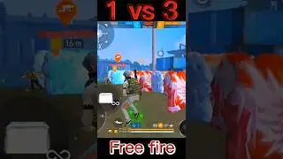 free fire 1 vs 3 custom room challenge #freefire #customroom #1vs3clutch #ff #ffmax #freefireindia