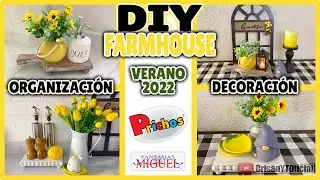 🌻🍋 TRANSFORMANDO COSAS DE PRICHOS | DIY FARMHOUSE BUFFALO CHECK | LIMONES | VERANO | Crisan Oficial