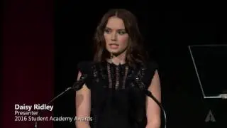 Daisy Ridley Presents Foreign Documentary Medalists: 2016 Student Academy Awards