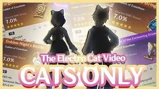 FINALLY an Electro Cat!! | Genshin Impact CATS ONLY