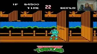 NES Teenage Mutant Ninja Turtles - Tournament Fighters Играю в игру из рулетки