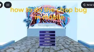 How to do the chop bug method in fruit battlegrounds | fastest way to level up!