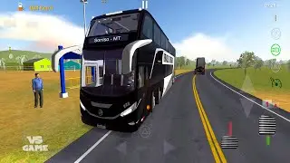 Double Decker Bus Drive in Countryside - World Bus Driving Simulator NEW UPDATE Gameplay