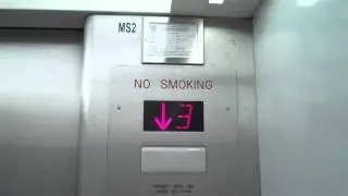 Lowell, MA: O/W/H (Westinghouse) Traction Elevators (Bank B) @ Lowell General Hospital