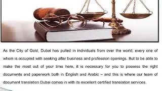Document Translation Dubai