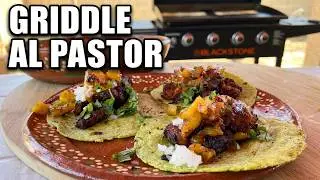 Tacos al Pastor Prepared on the Outdoor Blackstone Griddle