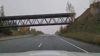Driving To Eagle River Nature Center In 4 Minutes Time Lapse! Part - 1