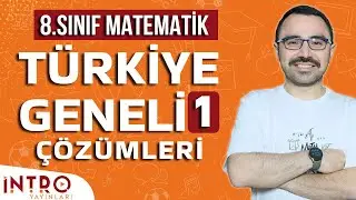 İntro Yayınları 8.Sınıf Matematik | Türkiye Geneli 1.Deneme Sınavı