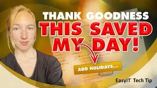 Effortlessly Add Holidays to Your Outlook Calendar with EasyIT's Simple Tutorial!