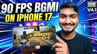 BGMI New Update 90FPS Test on iPhone 17 | FPS Meter, Heating & Battery Drain Reality Check