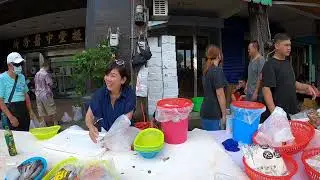 恐怖的烏日 8點半清攤 #興達港王中皇 #高雄興達港 #海鮮叫賣 #海鮮拍賣