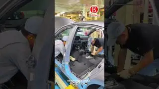 Toyota Car floor seat installation part 1