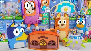 Bluey Toy Collection Unboxing Review 🐾 Bluey Calypso's School Playset & Bluey's Play and Go Playset
